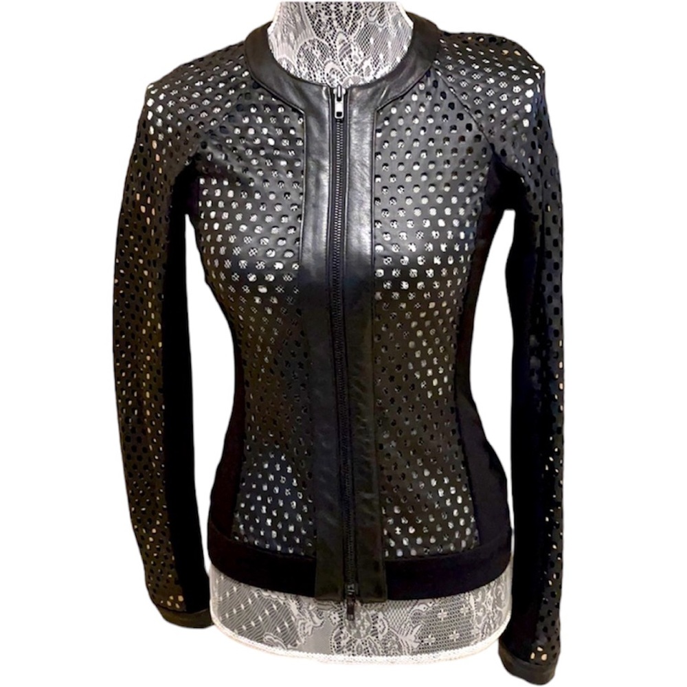 Bailey44‎ Vintage y2k Black Leather Jacket